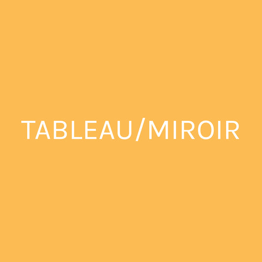 Atelier tableau ou miroir coloris jaune