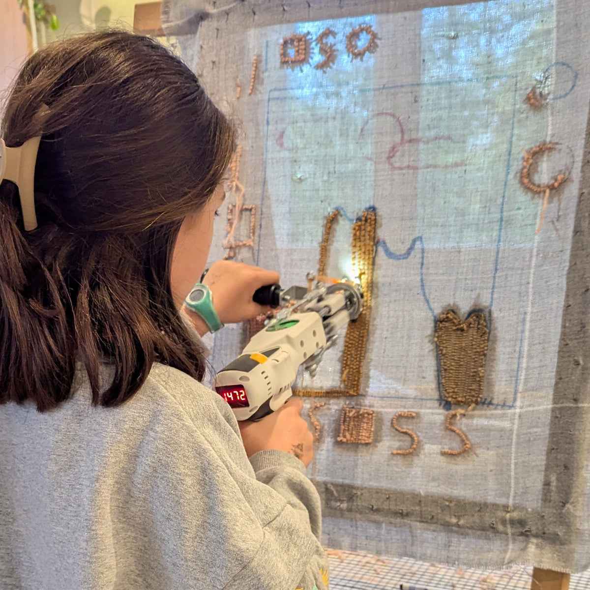 Atelier tufting parent enfant