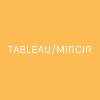Atelier tableau ou miroir coloris jaune