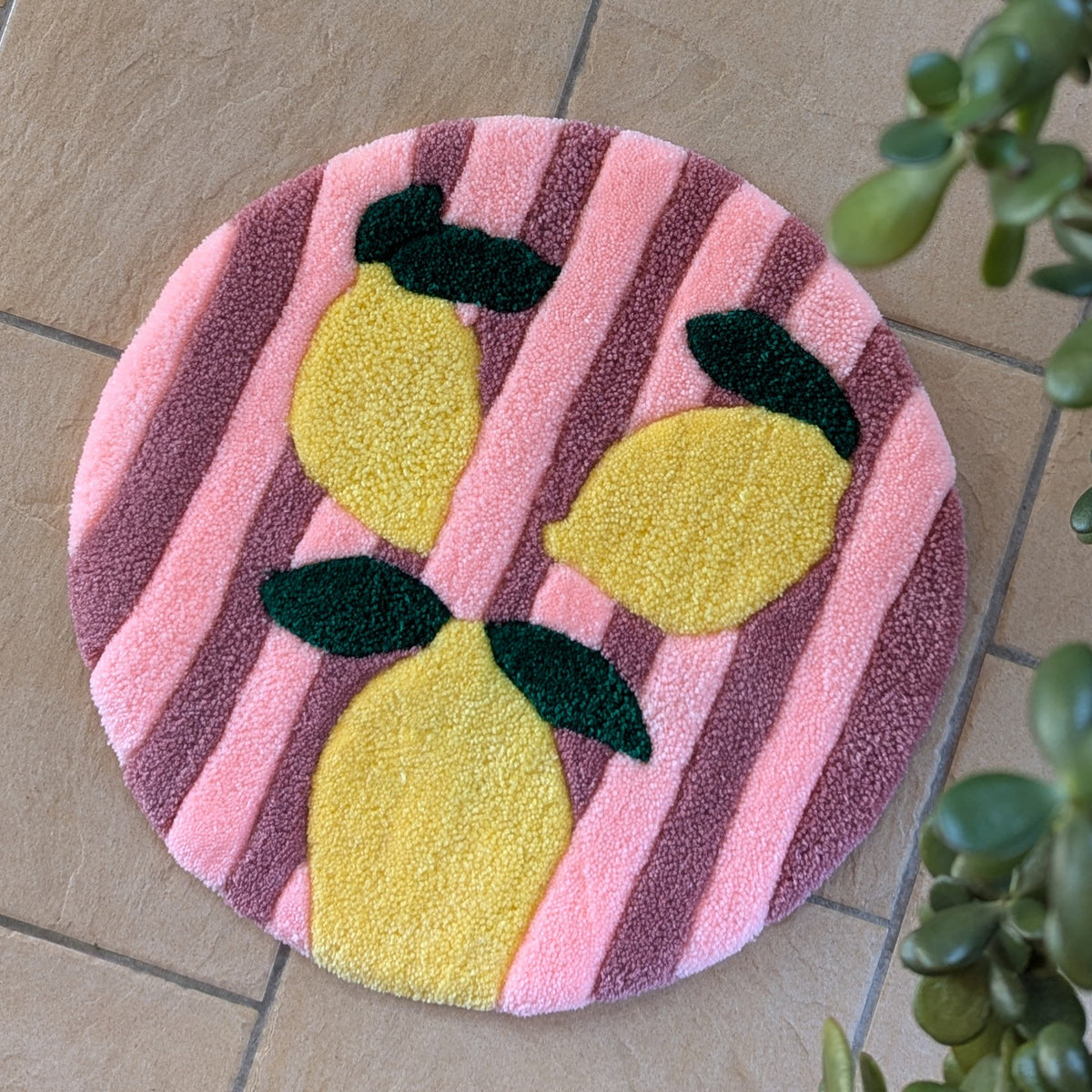 Un atelier Tufting - Tapis Sol
